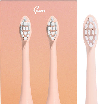 GEM Electric Toothbrush Replacement Heads Watermelon 2pk | Oral Care
