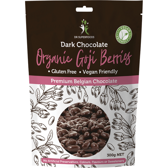 Dr Superfoods Organic Goji Berries Dark Chocolate 300g