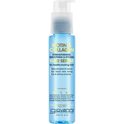 GIOVANNI Hair Serum Biotin & Collagen Strengthening 81ml | Face Serum