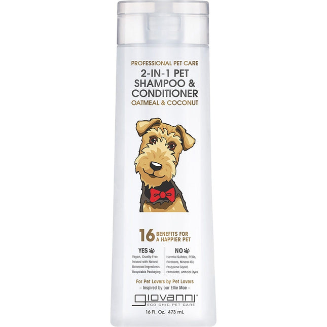 Giovanni - 2-in-1 Pet Shampoo & Conditioner Professional Pet Care