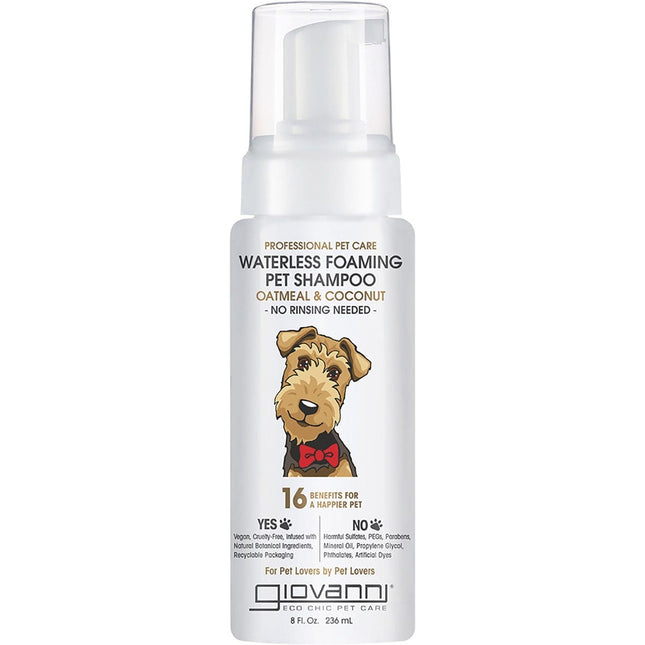 Giovanni - Waterless Foaming Pet Shampoo Professional Pet Care
