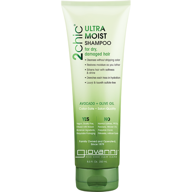 Giovanni 2chic Ultra Moist Dry & Damaged Hair Shampoo Avocado & Olive Oil 250ml