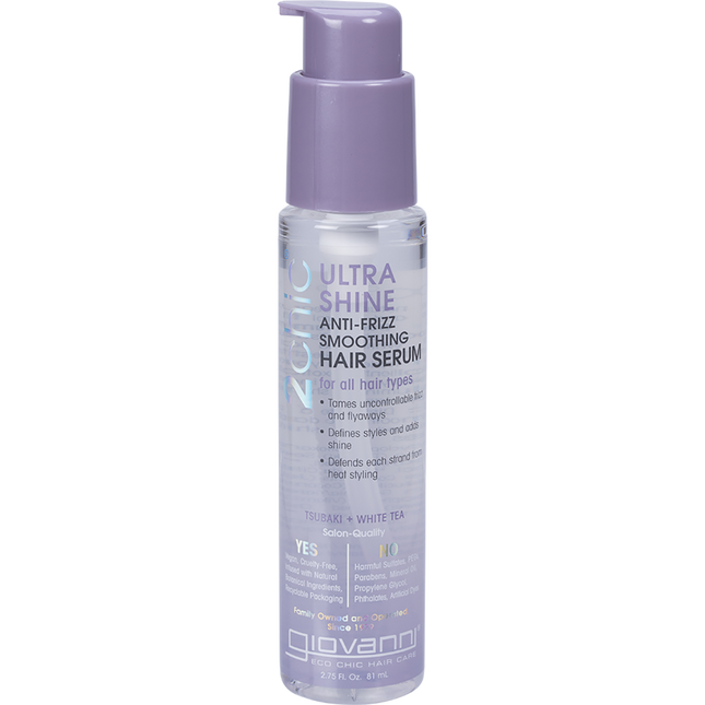 Giovanni Anti-Frizz Smoothing Hair Serum Ultra Shine 81ml