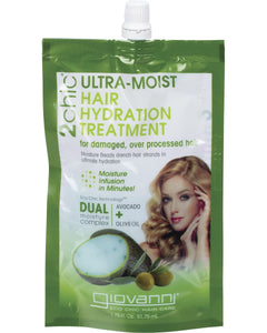 GIOVANNI Hair Hydration Treatment Ultra Moist Dry, Damaged Hair 51ml | Hair Care