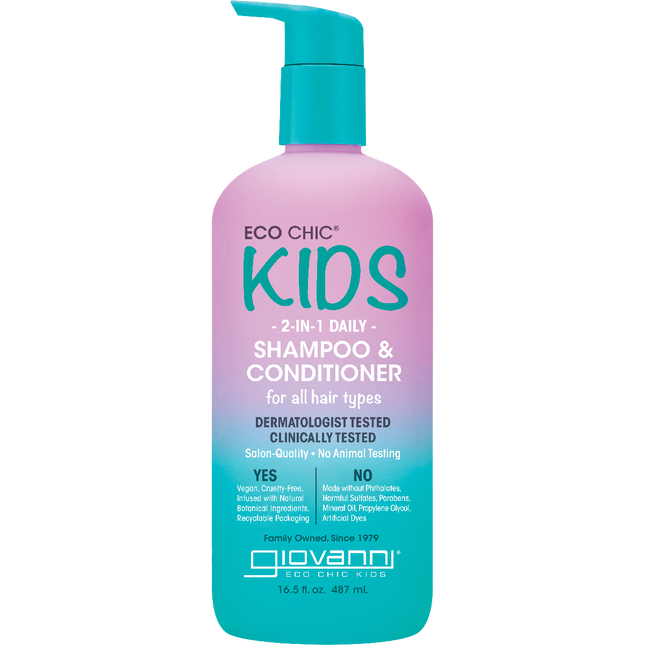 Giovanni Eco Chic Kids 2-in-1 Daily Shampoo & Conditioner 487ml