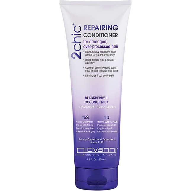 Giovanni 2chic Repairing Damaged Hair Conditioner Blackberry & Coconut Milk 250ml