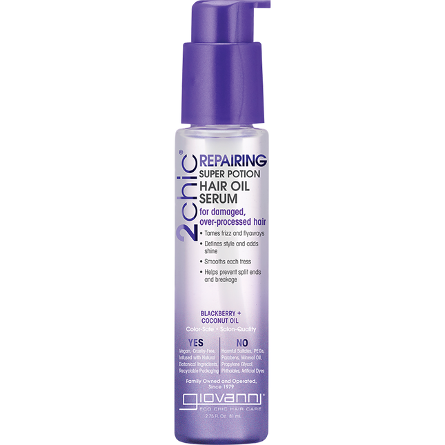 Giovanni 2chic Hair Oil Serum Blackberry & Coconut Milk 81ml