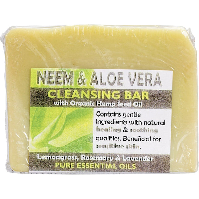 HARMONY SOAPWORKS Soap Cleansing Bar Neem & Aloe Vera 140g | Body Wash