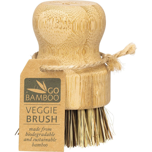 Go Bamboo - Veggie Brush 100% Biodegradable -