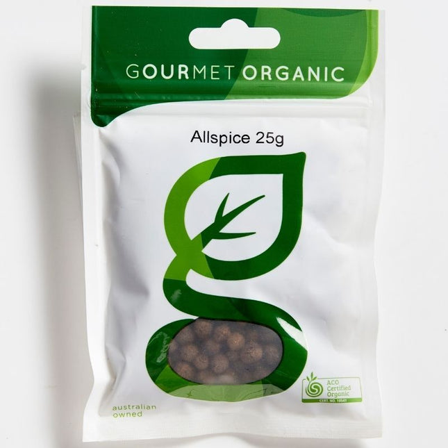 GOURMET ORGANIC ALLSPICE 25G