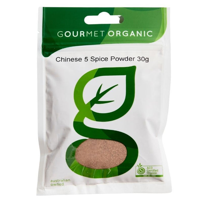 GOURMET ORGANIC CHINESE 5 SPICE POWDER 30G