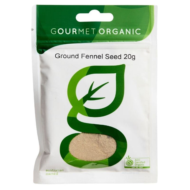 GOURMET ORGANIC FENNEL GROUND 20G