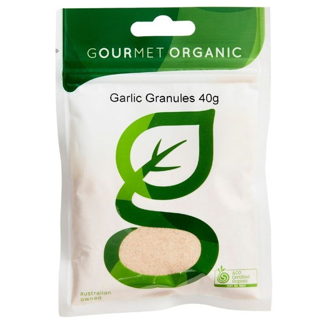 GOURMET ORGANIC GARLIC GRANULES 40G
