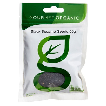 GOURMET ORGANIC SESAME SEEDS BLACK 50G