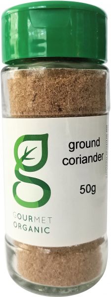 GOURMET ORGANIC CORIANDER GROUND SHAKER 50G
