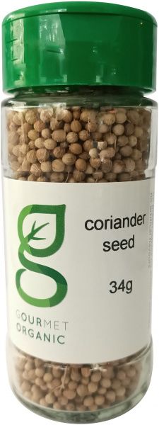 GOURMET ORGANIC CORIANDER SEED SHAKER 34G