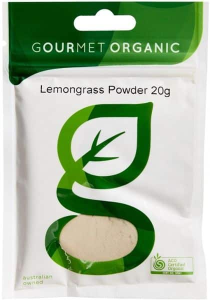 GOURMET ORGANIC LEMONGRASS POWDER 20G SACHET