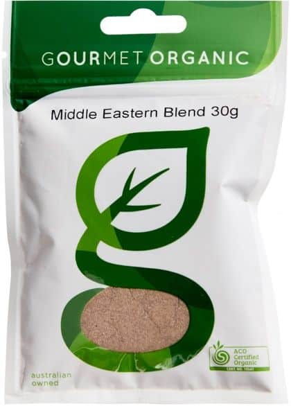 GOURMET ORGANIC MIDDLE EASTERN BLEND 30G SACHET