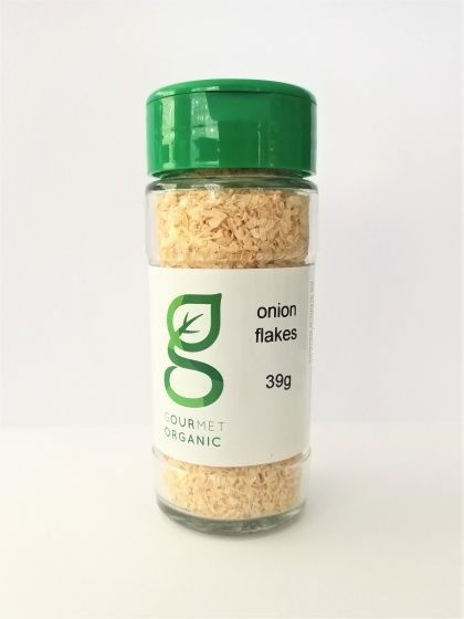 GOURMET ORGANIC ONION FLAKES SHAKER 39G