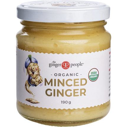 THE GINGER PEOPLE Minced Ginger Organic 12x190g | Snack