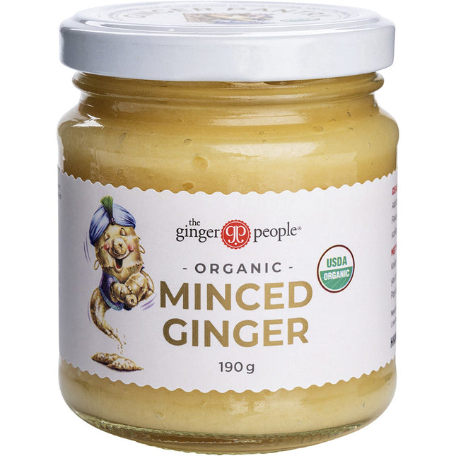 THE GINGER PEOPLE Minced Ginger Organic 12x190g | Snack