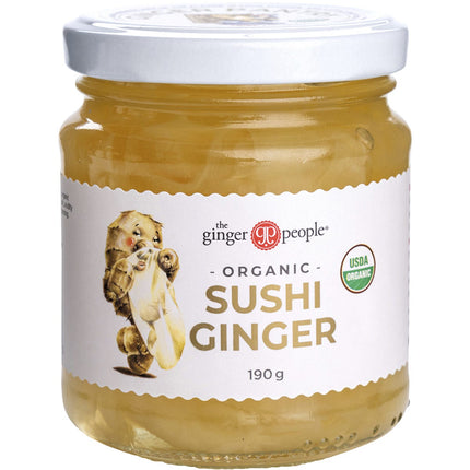 THE GINGER PEOPLE Sushi Ginger Organic 12x190g | Food Product