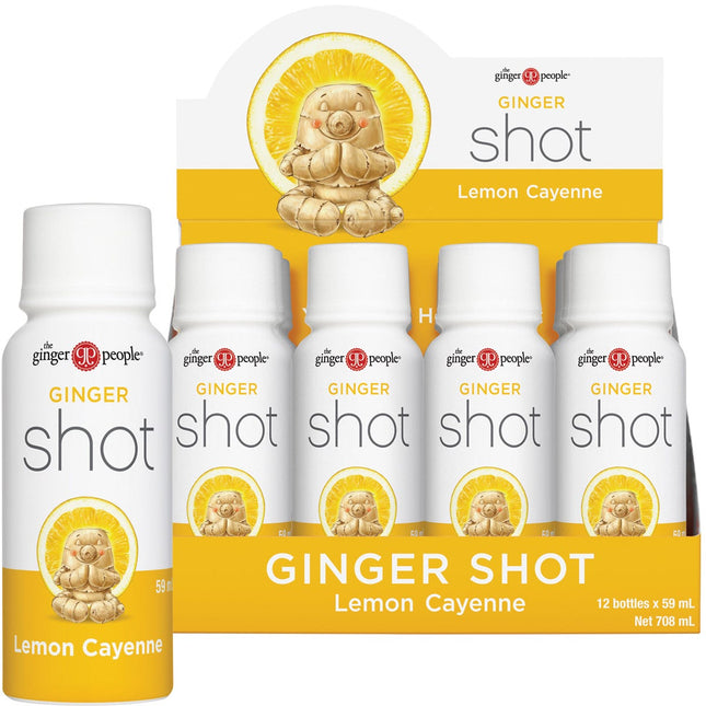 THE GINGER PEOPLE Ginger Shot Lemon Cayenne 12x59ml | Snack