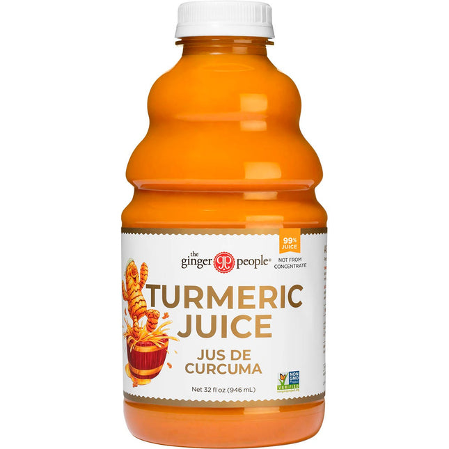 THE GINGER PEOPLE Organic Turmeric Juice 99% 946ml | Reusable Bag