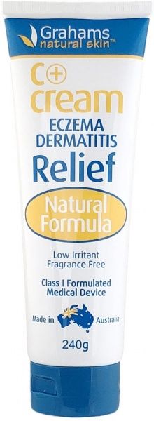 GRAHAMS C+ ECZEMA & DERMATITIS CREAM 240G