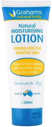 GRAHAMS NATURAL MOISTURISING BODY LOTION 200ML