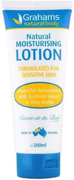 GRAHAMS NATURAL MOISTURISING BODY LOTION 200ML
