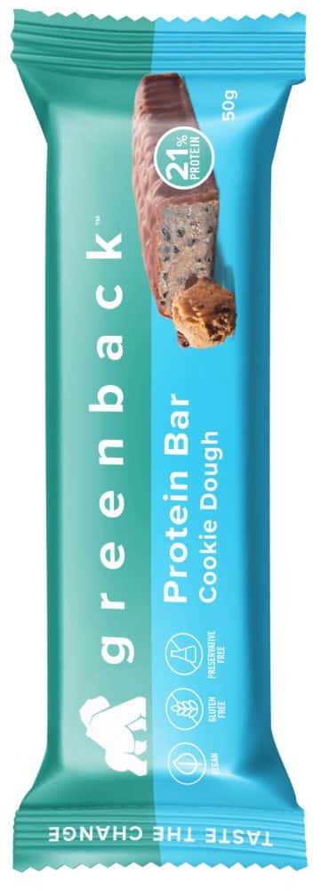 GREENBACK PROTEIN BAR COOKIE DOUGH 50G X 12