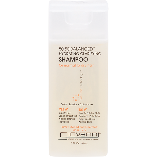 Giovanni 50/50 Balanced Normal/Dry Hair Shampoo 60ml