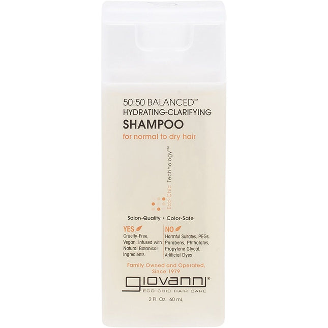 Giovanni - Shampoo Mini 50/50 Balanced Normal/Dry Hair - 60ml