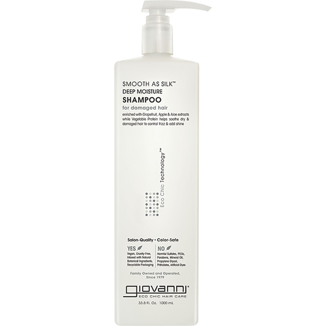 Giovanni Smooth As Silk Damaged Hair Shampoo 1L
