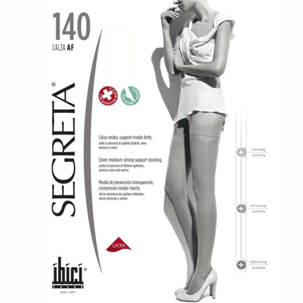 140 THIGH/LEN STOCKINGS BLK