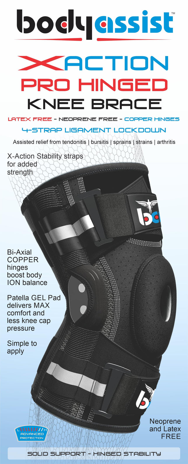 BODYASSIST X-Action Pro Hinged Knee Brace