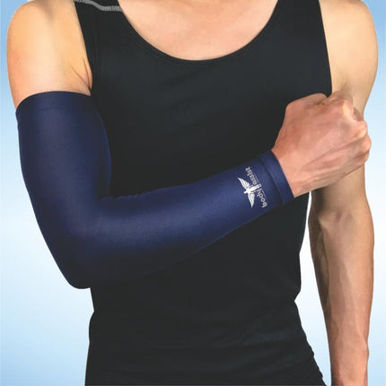 BODYASSIST Compression Arm Sleeve Navy Blue