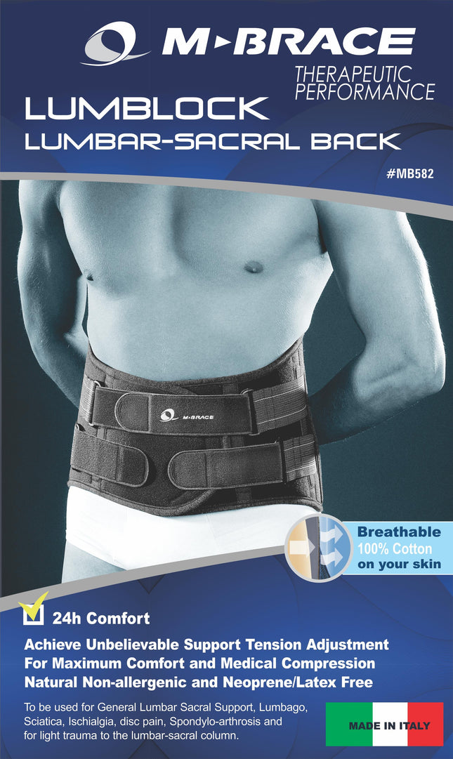 M-BRACE Lumblock Lumbar-Sacral Back Support