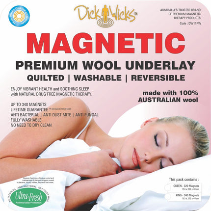 DICK WICKS Wool Underlay with Magnets