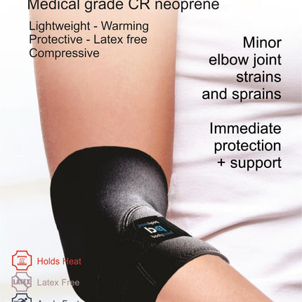 BODYASSIST Thermal T-Elbow Sleeve Black