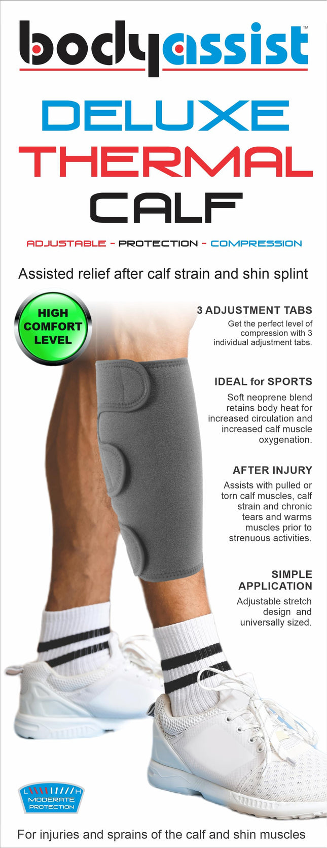 DELUXE THERMAL CALF WRAP GRAY 1 SIZE
