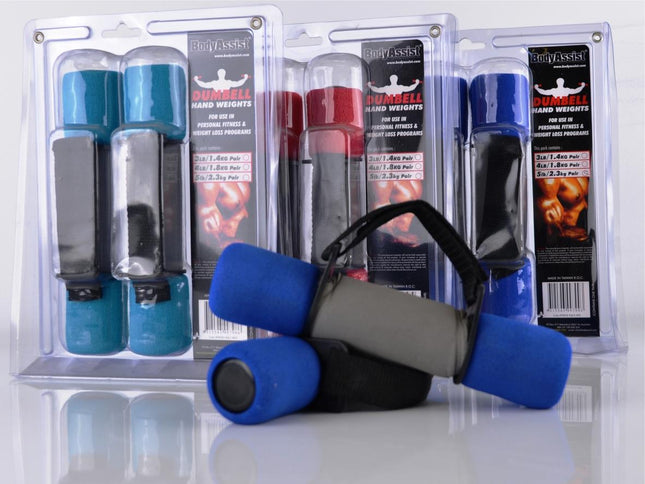 DUMBELL HAND WEIGHT SET 3LB/1.4KG (NLA)