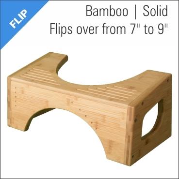Squatty Potty Flip Bamboo Toilet Stool