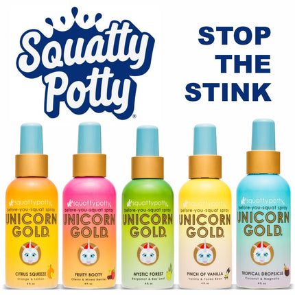 SQUATTY POTTY Unicorn Gold Squeeze Spray 118ml