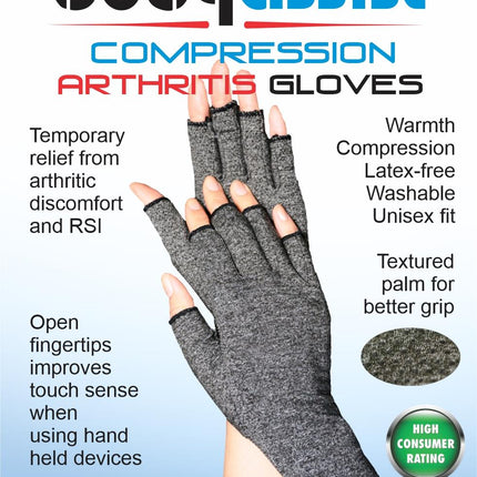 BODYASSIST Compression Arthritis Gloves Grey