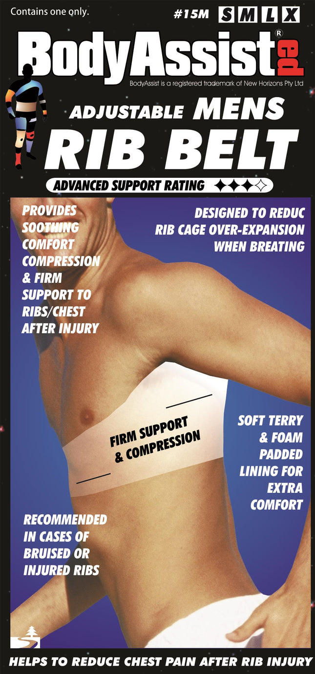 BODYASSIST Mens Rib Belt