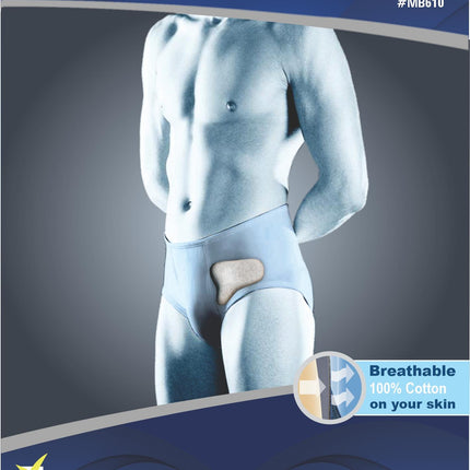 M-BRACE Hernia Brief Low Cut