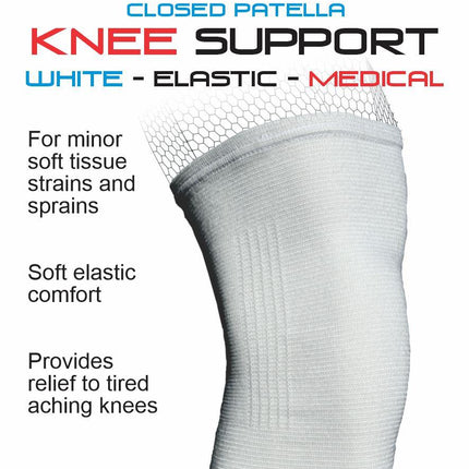 BODYASSIST Slip-On Knee White
