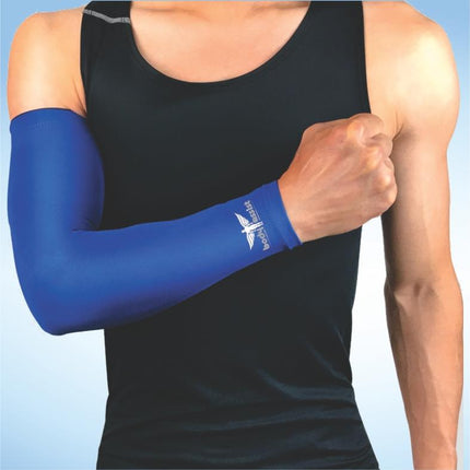 BODYASSIST Compression Arm Sleeve Electric Blue